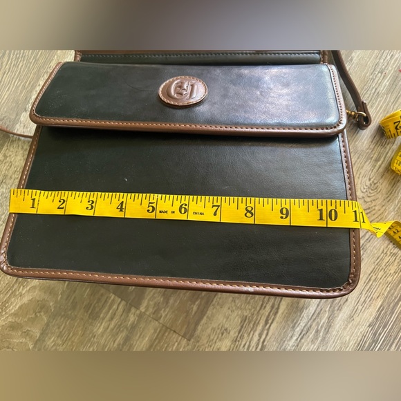 Vintage Charles Hubert Bifold Accordion Briefcase  Satchel Black Brown leather - Picture 8 of 10